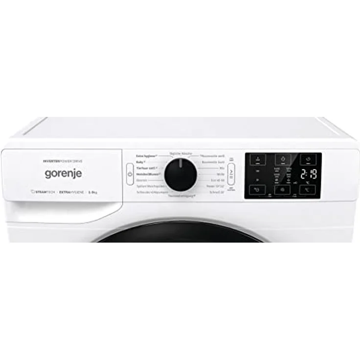 Gorenje WAM 94 AP Waschmaschine mit Dampffunktion / 9 kg / 1400 U / 16 Programme/AquaStop/Inverter PowerDrive Motor/Edelstahltrommel/Kindersicherung/EEK A/weiß – Bild 5