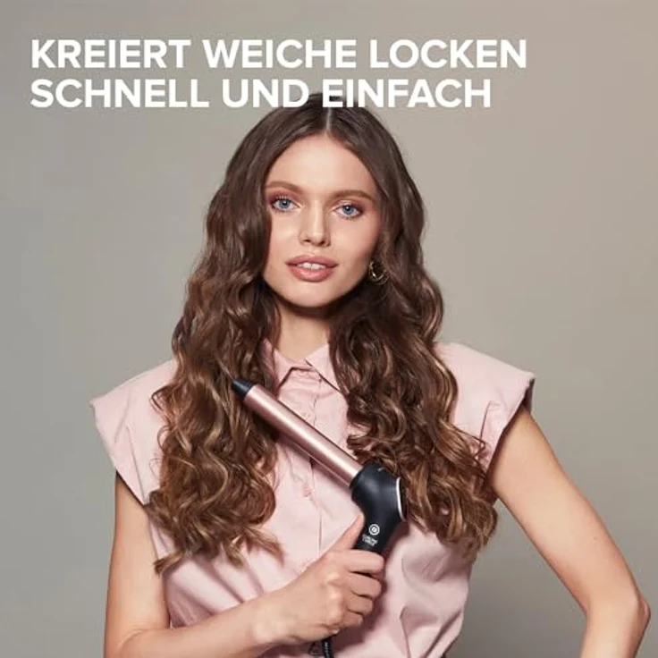 Bellissima Sublime Curls Lockenstab, 25 mm Durchmesser, Diamant-Keramik-Beschichtung, konstante Hitze, 3 Temperaturen – Bild 2
