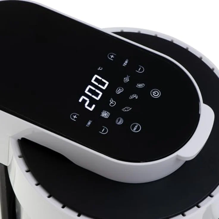 Adler Heißluftfritteuse AD 6316, 3L, 8 Programme, Timer, weiß, schwarz – Bild 5