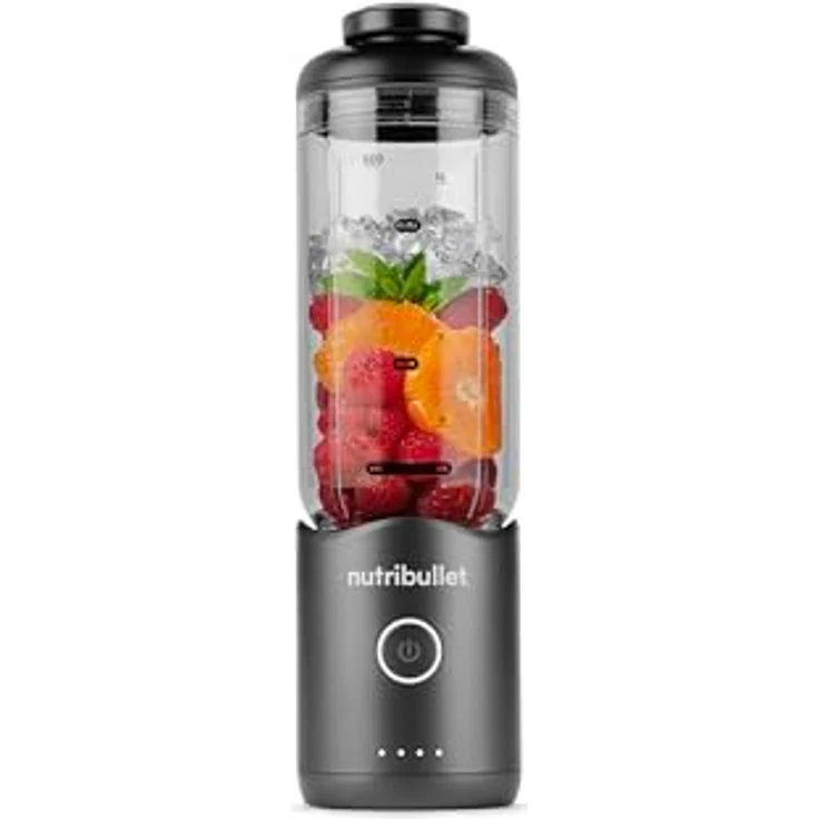 NUTRIBULLET Flex Portable NBP 013 GM Smoothie Maker Stahlgrau, 590 ml) – Bild 2