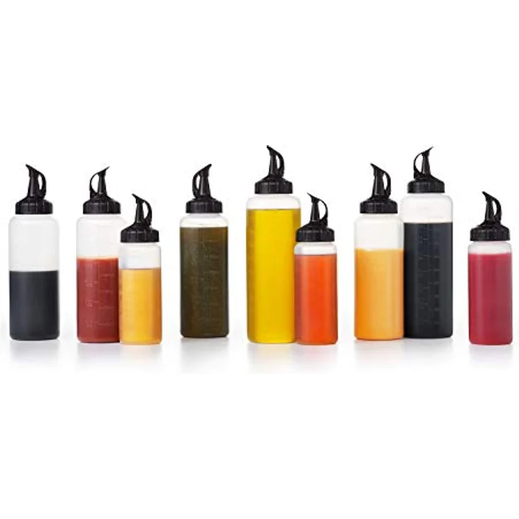 OXO Good Grips Mittelgroße Küchenchef Quetschflasche, Kunststoff, Transparent – Bild 11