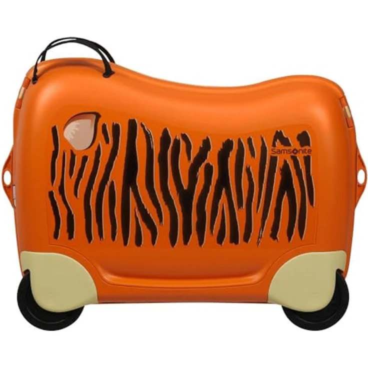 Samsonite Kinderkoffer Dream2Go Ride-on Trolley, Tiger, 4 Rollen, Handgepäck-Koffer für Kinder mit Fahrfunktion – Bild 2