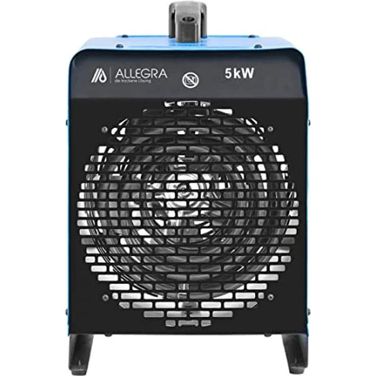 ALLEGRA Heizlüfter Bau 5Kw Elektroheizer mit Thermostat, Starkstrom, ideal für Werkstätten & Garagen – Bild 3