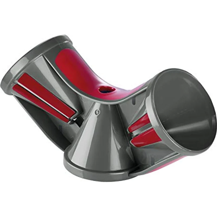 Westmark Gemüse-Spiralschneider Hand, mit 3 Schneidkegeln und Restehalter, Rostfreier Edelstahl/Kunststoff, Triolo, Anthrazit/Rot, 11652260 – Bild 2