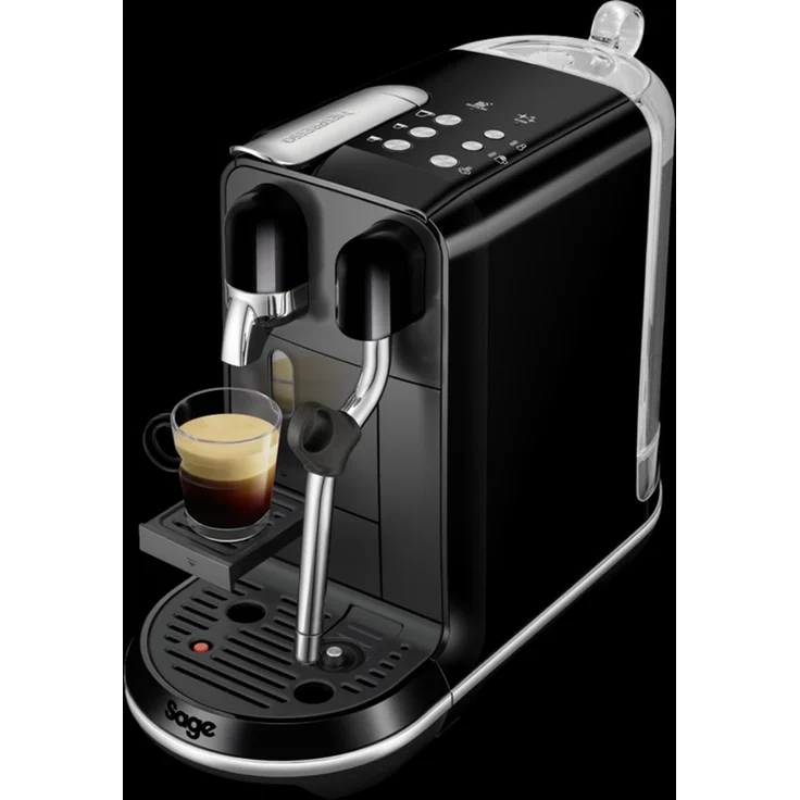 Sage Nespresso Creatista Uno SNE500BKS, Kapselmaschine mit automatischem Milchschäumer und 1,5 L Wasserreservoir, schwarz
