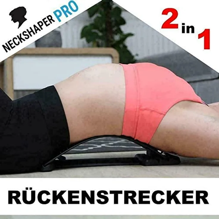 NeckShaper™ PRO Ergonomischer Nackenstrecker Rückenstrecker Nacken Rücken Massagegerät Massage Rückendehner Rückentrainer Wirbelsäulenstrecker – Bild 3