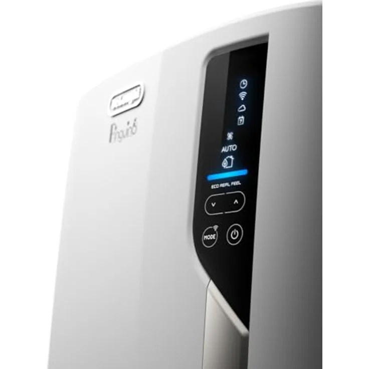 De'Longhi Pinguino PACEL110ERFWiFi, mobile Klimaanlage für Räume bis 100 m³, 11.000 BTU/h, Wi-Fi, Alexa & Google Assistant, Entfeuchtungsfunktion, Gas R290, Klasse A, Weiß – Bild 3