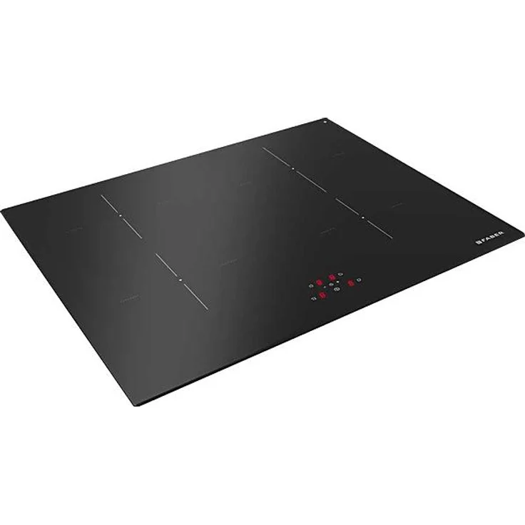 Faber Induktionskochfeld FBH64 BK FFI, 58 cm mit 4 Kochzonen und Touch-Bedienelementen