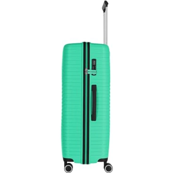 Travelite Hartschalen Kofferset 3teilig, 4 Rollen, ORBITA, Trolleys mit bruchsicherer Schale, TSA Schloss, Grün – Bild 3