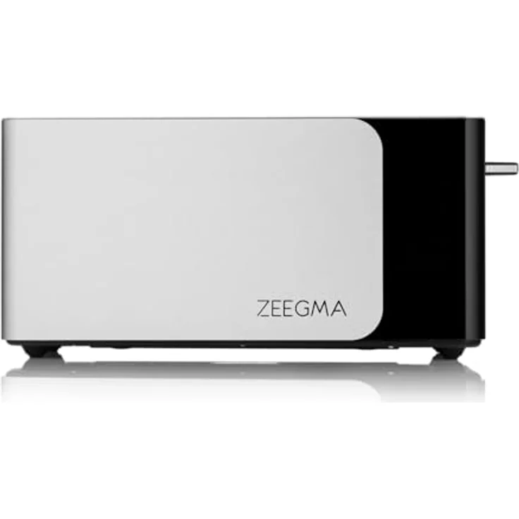 ZEEGMA TOSTEE SMART 4-Scheiben-Edelstahl-Brottoaster, 1500 W, mit Brötchenhalter, Touchpanel, Timer, 6 Stufen, Auftauen und Aufwärmen, Krümelfach – Bild 2