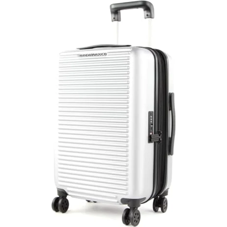 Mandarina Duck TANK CASE - TROLLEY CABIN EXP Grau (Grau) 35x55x23/26(BxHxW) - Kabinen-Koffer mit erweiterbarem Hartschalen und TSA Zahlenschloss – Bild 2
