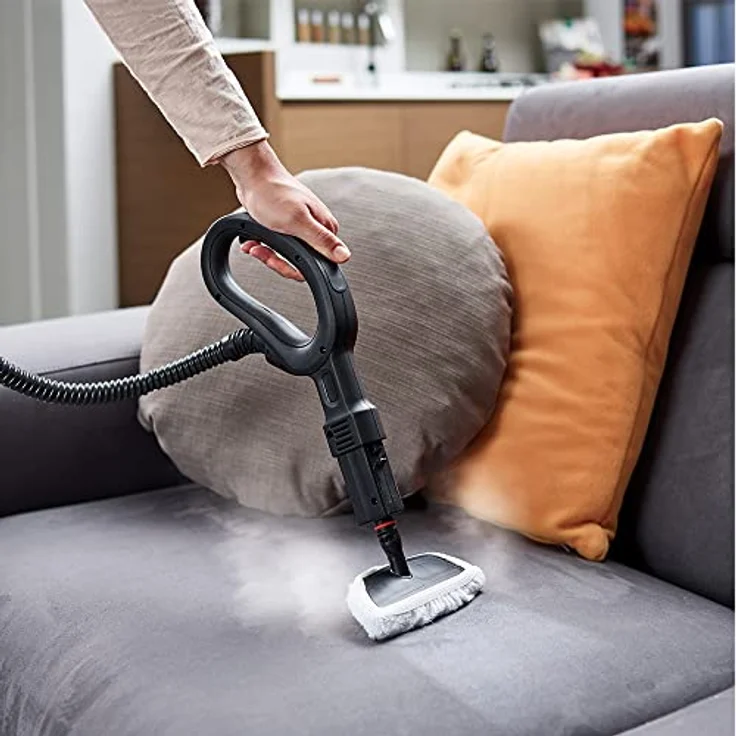 Polti Vaporetto PTEU0277 Smart 100_T Dampfreinigungsgerät mit 4 BAR, Wassertankkapazität 2 L, Dampfmenge 110 g-Min, 2 liters, tötet und beseitigt 99,99% der Viren, Keime und Bakterien, Weiss-türkis – Bild 5