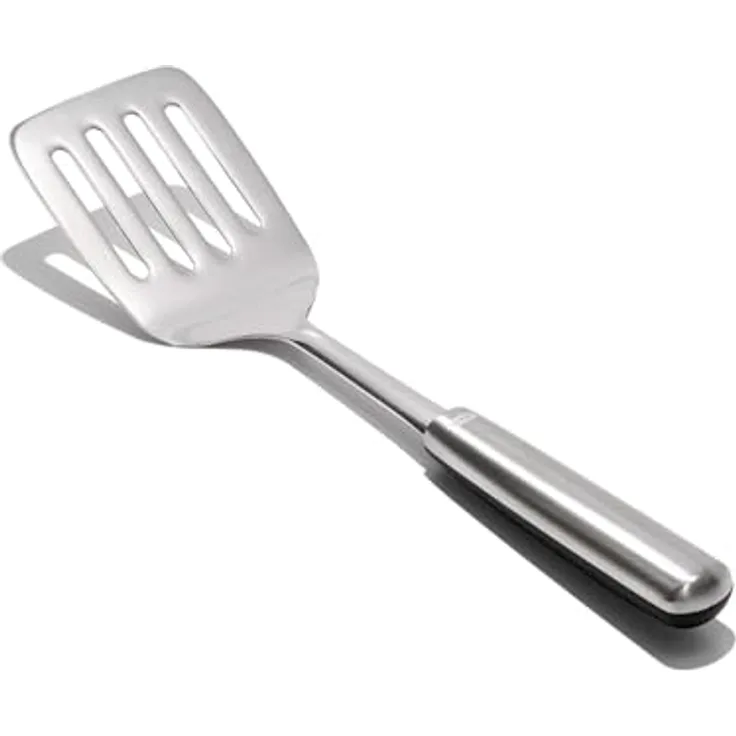 OXO Steel Pfannenwender aus Stahl, Kochzubehör mit höchster Qualität und kreativen Möglichkeiten