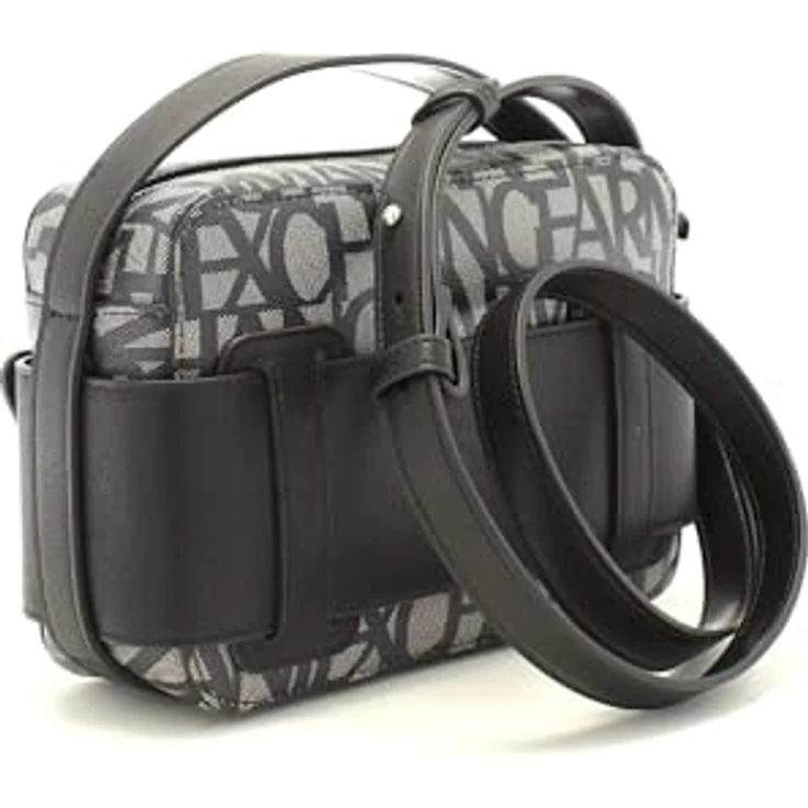 Armani Exchange Umhängetasche 20 cm, Baumwolle, schwarz – Bild 4