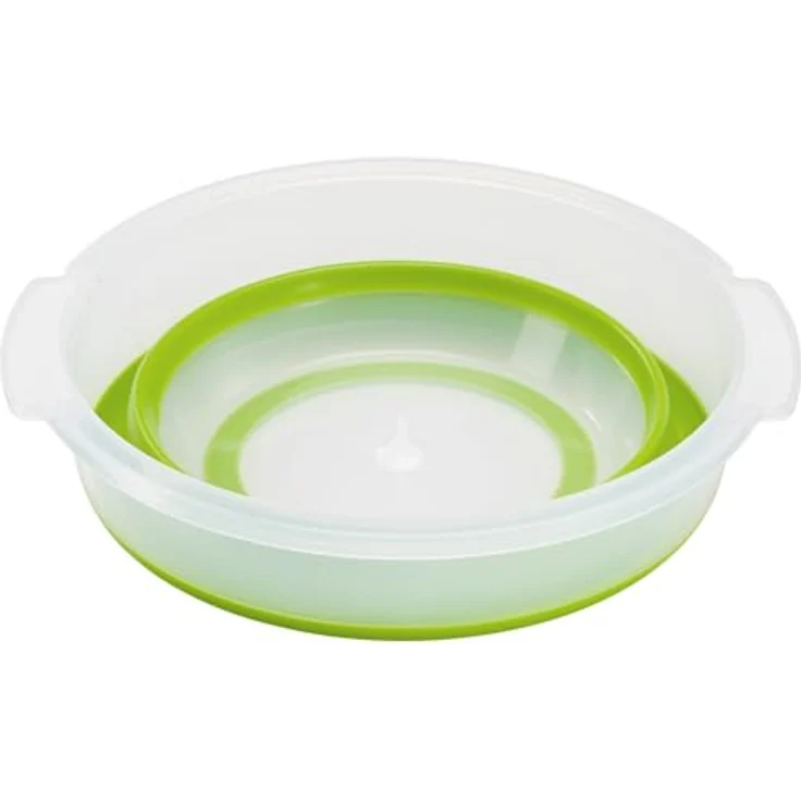 Emsa Basic Faltbare Salatschleuder, kunstoff, transparent-grün, 4 Liter – Bild 6