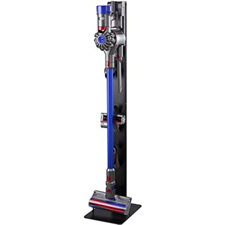 HALTERUNGSPROFI Staubsaugerrohr HALTERUNGSPROFI DVC-SST-01 Schwarz, Zubehör für Dyson Gen5 detect, V15, V14, V12, V11, V10, V8, Aluminium Staubsaugerständer für Dyson Gen5, V15, V14, V12, V11, V10 - Ständer mit Silikonpads und Zubehörschlitzen - Preisvergleich – Bild 3