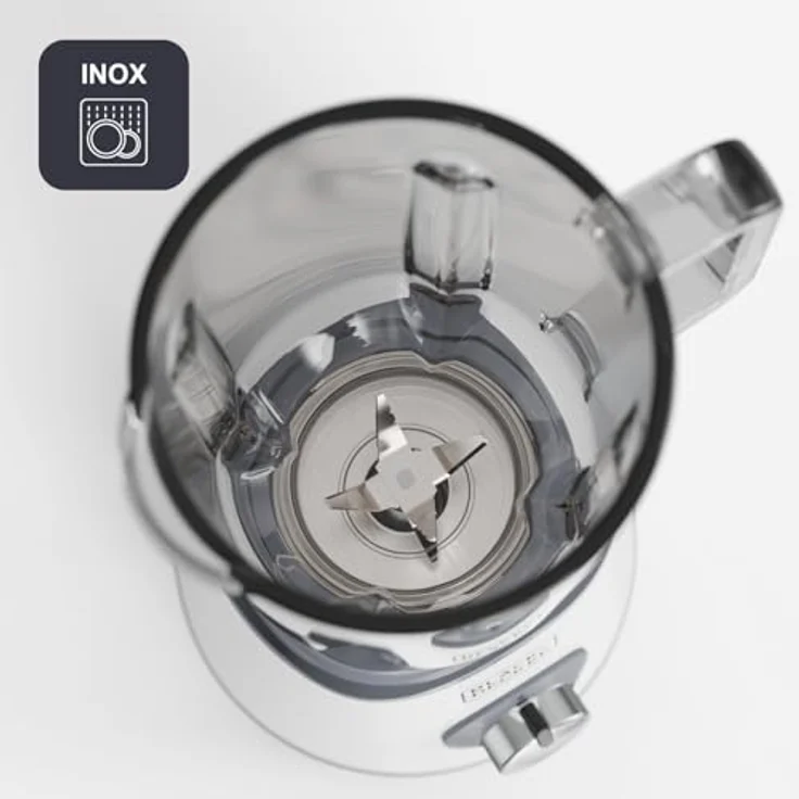 Samsonite BLACK+DECKER Jar Blender 1000W, Standmixer, Weiß mit leistungsstarkem Motor und elegantem Design – Bild 8