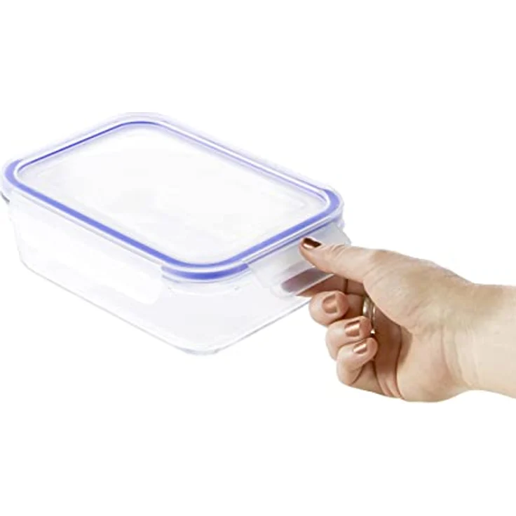 AmazonBasics Glasbehälter für Lebensmittel, mit Deckel, 20 -teiliges Set10 Behälter + 10 Deckel, BPA-freie – Bild 4
