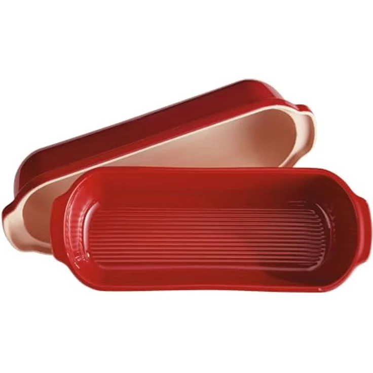 Emile Henry 345503 Italienisches Brot Leib Bäcker, Keramik, Burgund – Bild 6