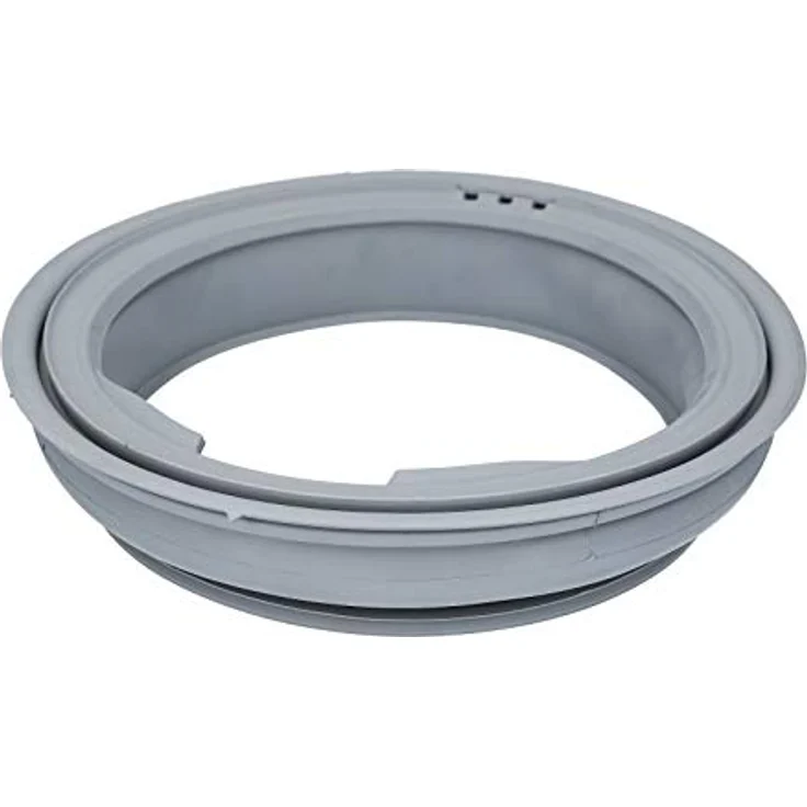 LUTH Premium Profi Parts Türmanschette Dichtung Türgummi kompatibel mit Bosch Siemens Constructa 00667220, 3 Wasserausläufe, grau – Bild 1