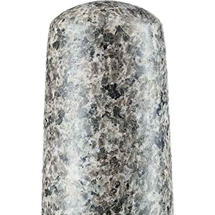 Relaxdays Granit Mörser mit Stößel 17 cm Durchmesser, robuster, langlebiger Steinmörser, echter Granit poliert, grau – Bild 9