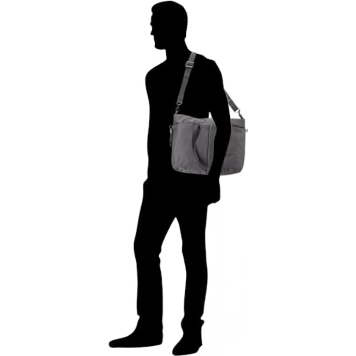 Mandarina Duck MD20 Shopper Tasche, 40 cm mit Laptopfach, 100% Polyester, grau – Bild 4