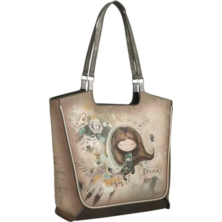 Anekke Real Shopper Tasche, 38 cm x 12 cm x 33 cm, mehrfarbig, 100% Polyurethan – Bild 1