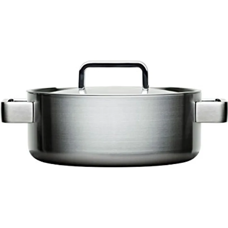 Iittala Tools Topf mit Deckel 2l, Edelstahl, Mehrschichtige Konstruktion, großzügig proportionierte Griffe