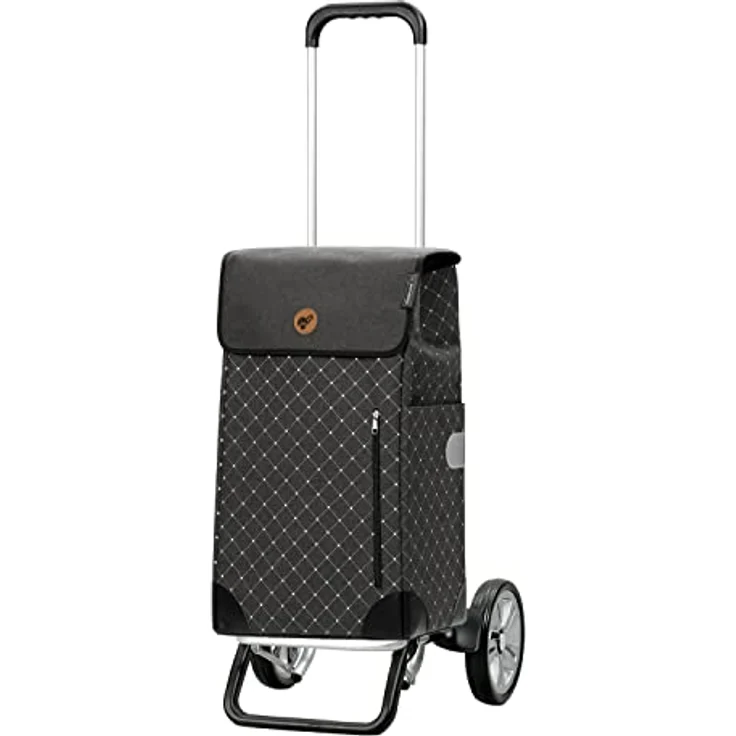 Andersen Shopper Alu Star höhenverstellbar mit Rad Ø 20 cm und 43 Liter Tasche Sofia anthrazit – Bild 1