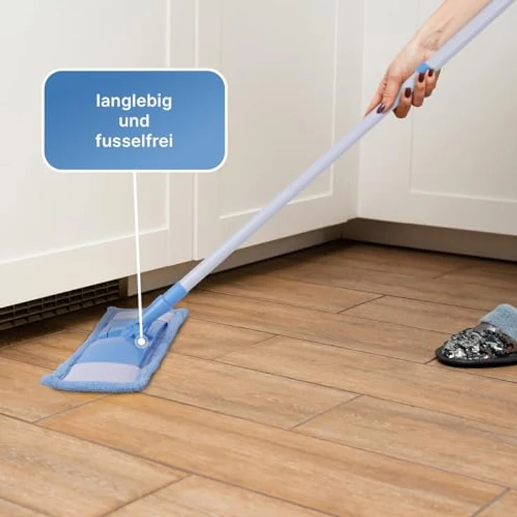 Bestlivings Ersatzbezug Bodenwischer 40cm, Mikrofaser Wischbezug für alle glatten Bodenarten, waschbar und langlebig – Bild 3