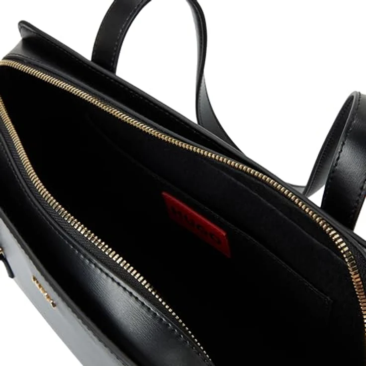 Hugo Syndra Schultertasche 34 cm, schwarz, 100% Polyurethan, Maße: 34 x 10 x 23 cm – Bild 2