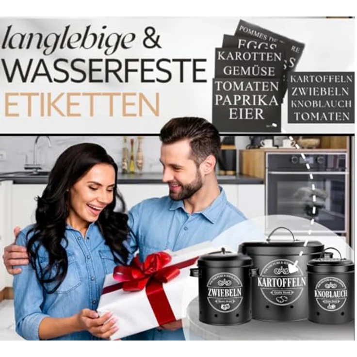 IDEALTASTIC® Premium Kartoffel Aufbewahrungsbox Set [3 Stück] | 360° Belüftungssystem für maximale Frische | Ideal für Kartoffel, Zwiebel und Knoblauch Aufbewahrung | Robust und langlebig – Bild 5