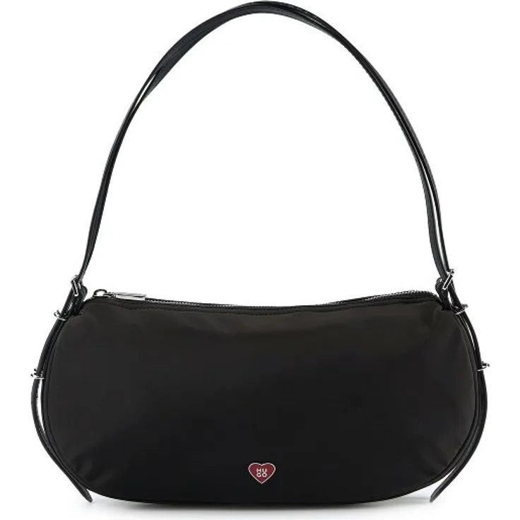 Hugo Neeko Schultertasche, 34.5 cm, schwarz, aus 100% Polyester, kompakte Henkeltasche
