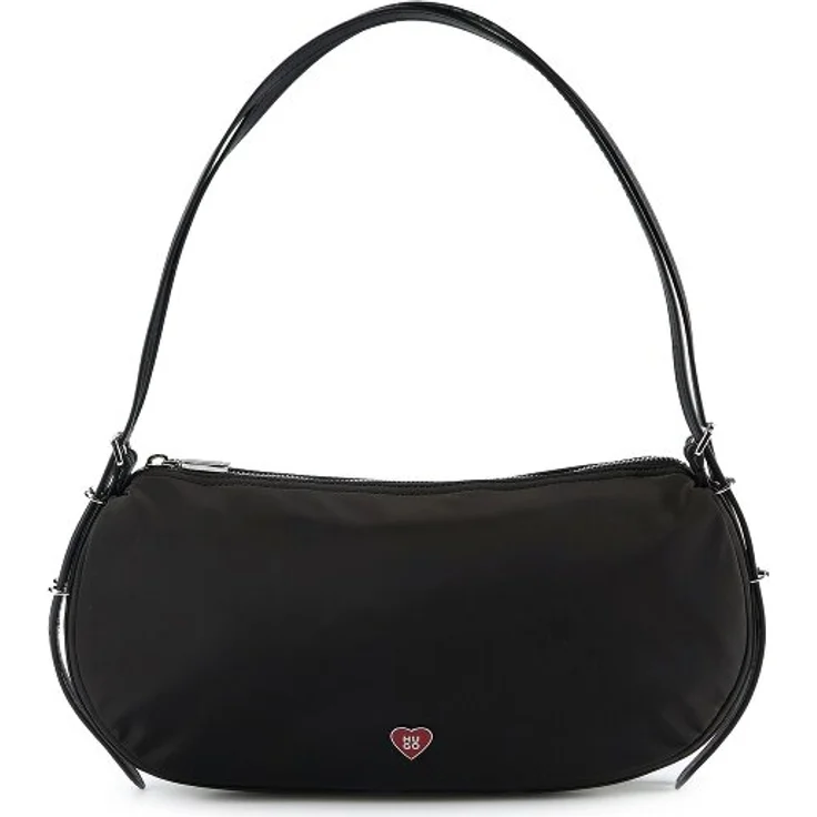 Hugo Neeko Schultertasche, 34.5 cm, schwarz, aus 100% Polyester, kompakte Henkeltasche