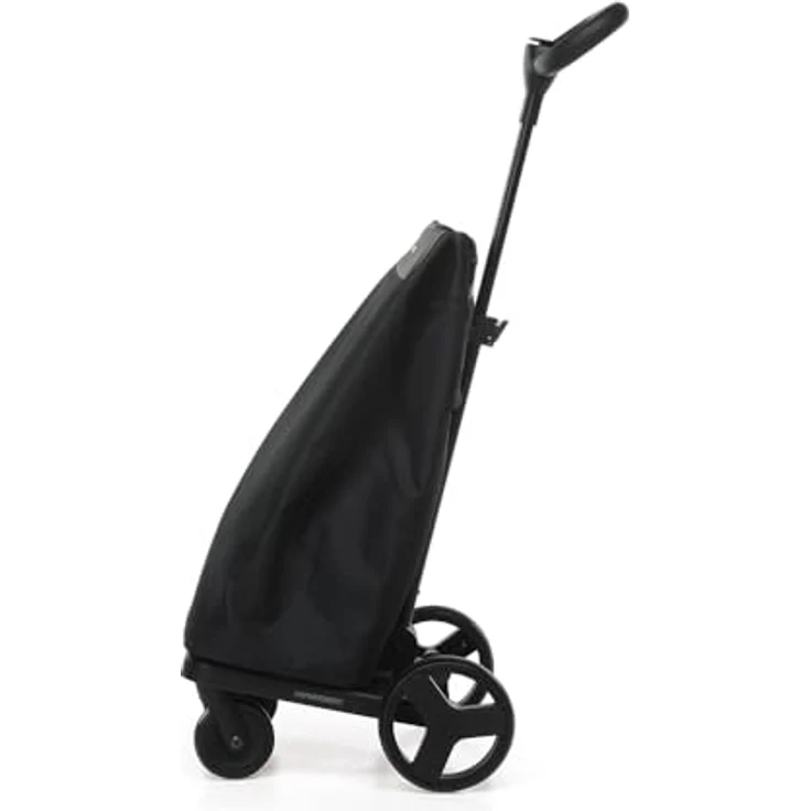 Foppapedretti Go Go Einkaufswagen, Schwarz mit 46 l Fassungsvermögen und Kühltasche – Bild 2