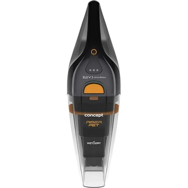 Concept VP4351 Wet & Dry Kleinstaubsauger, 20 min Akkubetrieb, Nass- und Trockensauger, schwarz – Bild 5