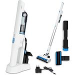 MEDION 2in1 Handstaubsauger MD11515, kabellos mit HEPA-13 Filter und 20 kPA Saugleistung, weiß