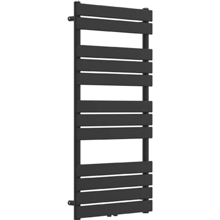 Neu.Haus Voss Handtuchheizkörper, Schwarz, platzsparendes Design mit 703 W Heizleistung und schneller Wandmontage – Bild 3