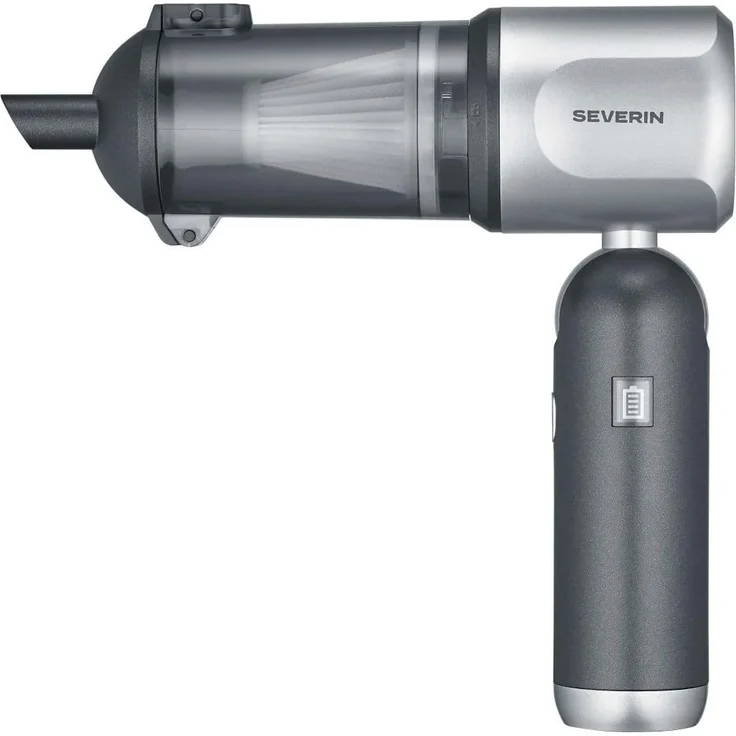 Severin HV 7137, Handstaubsauger 3-in-1 mit 120 Watt, 11.1 V Li-Ionen Akku, bis zu 30 Minuten Laufzeit, USB-C