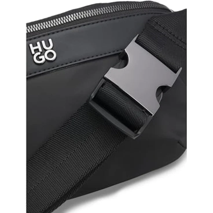 Hugo Quantic Gürteltasche 28 cm, schwarz, 100% Polyester, kompakte Umhängetasche – Bild 5