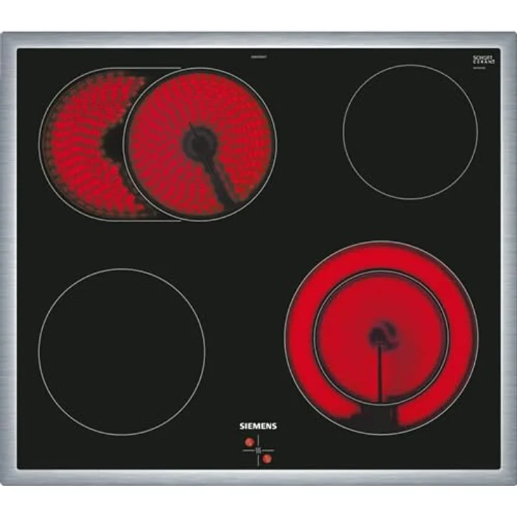 Siemens EQ211KA11, iQ300 Einbau-Herd-Set mit 3D Heißluft, Schnellaufheizung, Zweikreis-Kochzone und Bräterzone, Edelstahlrahmen, 60 x 60 cm – Bild 5
