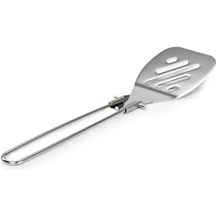 GSI Glacier Stainless Folding Chef Spatula, klappbarer Edelstahl-Küchenhelfer mit zweistufigem Griff, mehrfarbig, Einheitsgröße – Bild 1