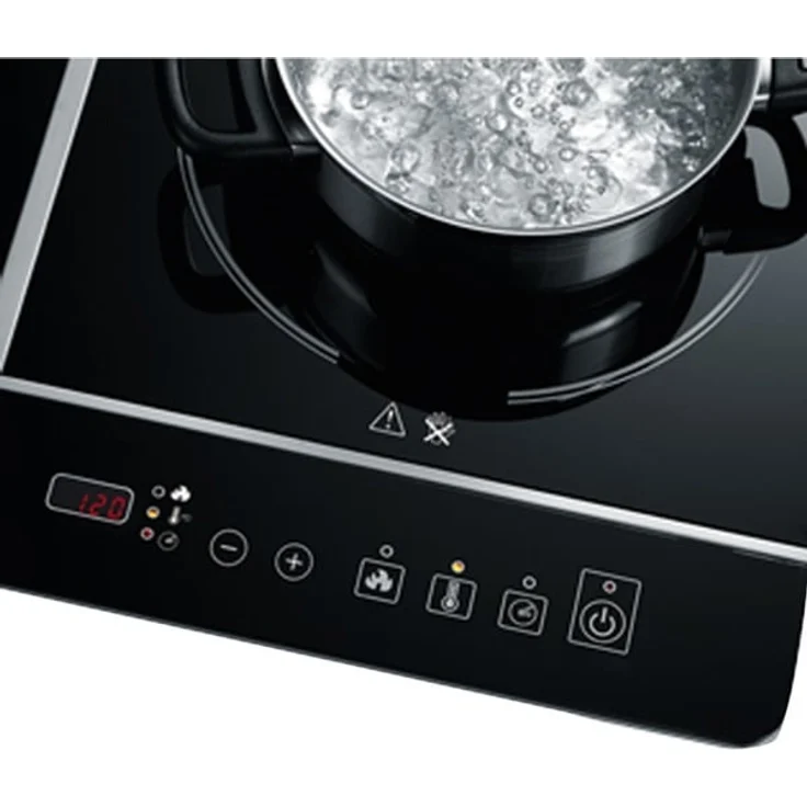 Severin DK 1031, Doppelkochplatte, Induktion, Betriebsart elektrisch, Breite 59 cm, Material Glaskeramik, 10 Leistungsstufen, schwarz – Bild 4
