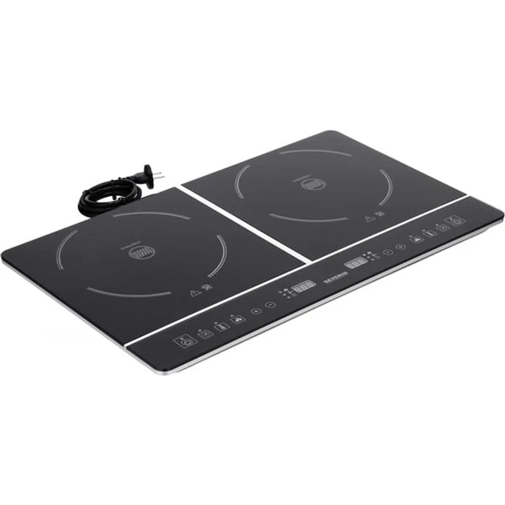 Severin DK 1031, Doppelkochplatte, Induktion, Betriebsart elektrisch, Breite 59 cm, Material Glaskeramik, 10 Leistungsstufen, schwarz – Bild 2
