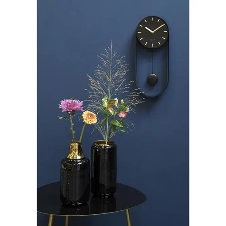 Karlsson Moderne Wanduhren KA5822BK, Schwarz, 20 x 5 x 50 cm – Bild 2