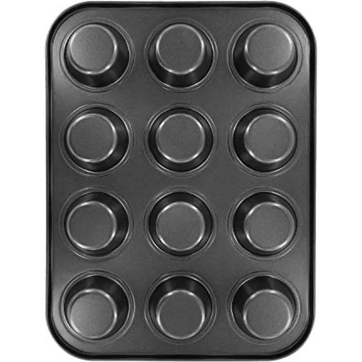 Westmark Muffinbackform, Für 12 Muffins, Antihaftbeschichtet, Kaltgewalzter Stahl, Back-Meister, Anthrazit, 32902270 – Bild 4