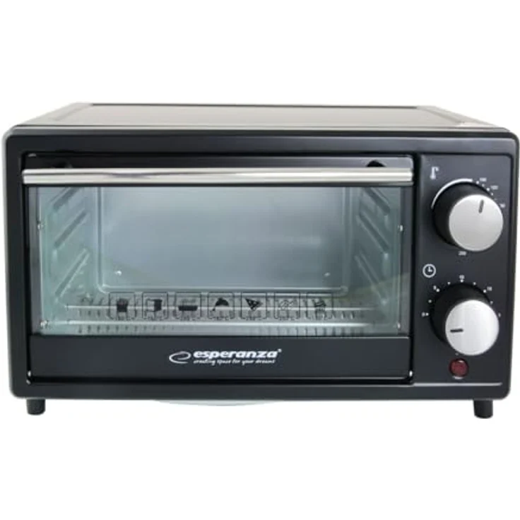 Esperanza EKO007 Minibackofen, 10 l, 900 W, schwarz – Bild 7