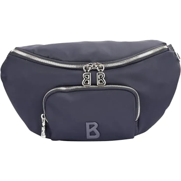 BOGNER Damen Hip Bag Verbier Play 1.0 Janica, praktische Handtasche aus 100% Polyester, elegante Außentasche, verstellbarer Gürtel, Schwarz