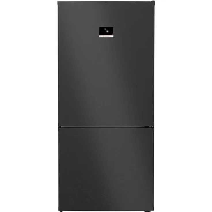 Bosch KGP86AXB0N, Serie 8, Smarte XXL-Kühl-Gefrier-Kombination, Edelstahl schwarz, NoFrost, Flexibles Interieur, 3x längere Frische, absorbiert Gerüche