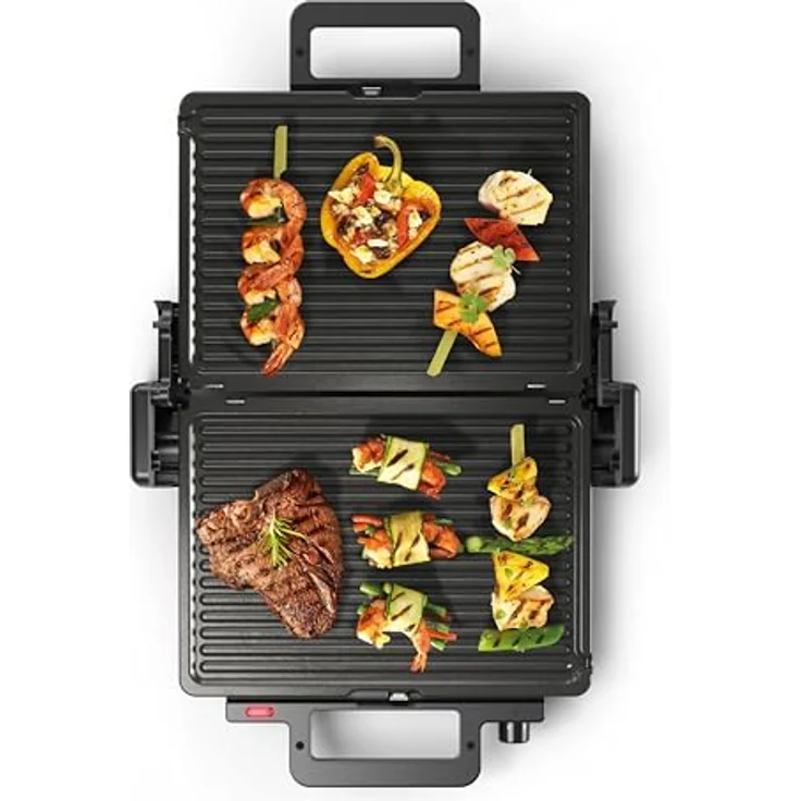 BOSCH Kontaktgrill Sandwichmaker BOSCH TCG3323 Schwarz 2000 W, 2000 W, Programmierbarer Thermostat, Antihaftversiegelung – Bild 10